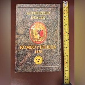 Romeo y Julieta 1875 9’x6’ Authorized Dealer Sign Attached Stand NEW Rare Find